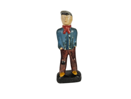 Plateelbakkerij Zuid-Holland - Folklore - Boer - Gips beeld -  1950s