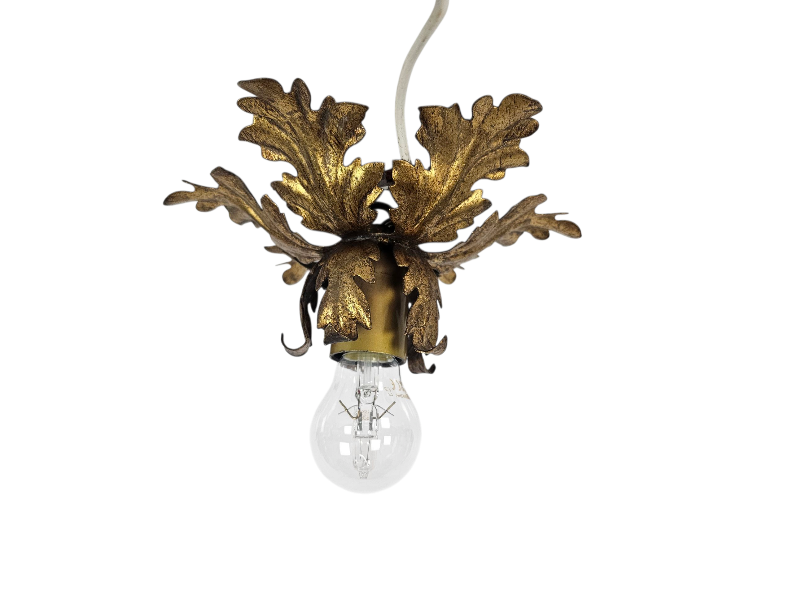 Studio  Banci Firenze - applique - plafondlamp - goudkleurig - Italie - 70's