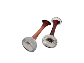 Aseda Glasbruk - design Bo Borgström - 2x (set - Zweden - 1960's
