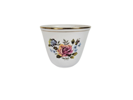 Flora keramiek - Gouda - Holland - transfer op plateel - 'red rose' - 60's