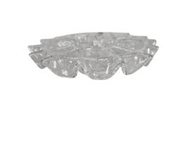 Muurla - handmade - Kristal glas - theelicht houder -  Finland - 1960's