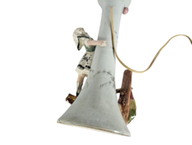 Tafellamp - Keramiek - 'Figurine' - gesigneerd - 2e helft 20e eeuw