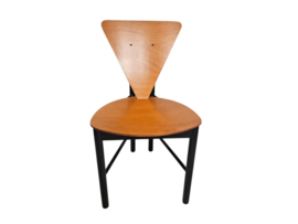 Italian design - driehoekig design - gebogen multiplex - Italie - 80's