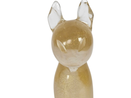 Archimede Seguso Murano - Bladgoud  - Gesigneerd - Italie - 1960's