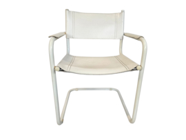Bauhaus design - Mart Stam - Visitor chair - Matteo Grassi - leer - buisframe -  70's