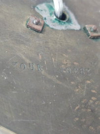 Art Deco - Bahaus stijl - koper - brons - 'getorste poten' - 1930's