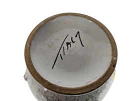 Fratelli Fanciullaci - keramiek  - druipglazuur - Italie - 3e kwart 20e eeuw