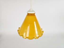Murano - opaalglas - hanglamp - Italie -  3e kwart 20e eeuw