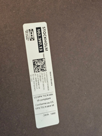 Ikea - model Stockholm - design Ola Wihlborg - 'Nesting tables' set - walnoot fineer