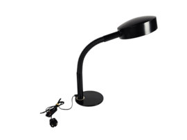 Hala Zeist - model 708 - Bureaulamp - zwart - Flexibele arm - 1970's