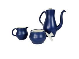 Royal Goedewaagen - Theepotje - melkkannetje - suikerpot - model Mokka - 1970's
