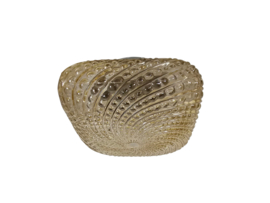 Glashutte Limburg - Tynell stijl - plafonniere - amber - 3e kwart 20e eeuw