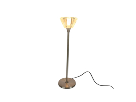 Hala Zeist - tafellamp - kristal - geborsteld aluminium - 80s