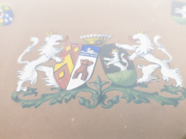 Heraldiek - familiewapens - Hogermaard  van Tets -  Heeneman Van Wolfswinkel - De Tille Vaillant - Metelerkamp -Muntz  -