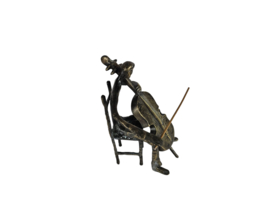 De cellist - Verbronsd - 21e eeuw