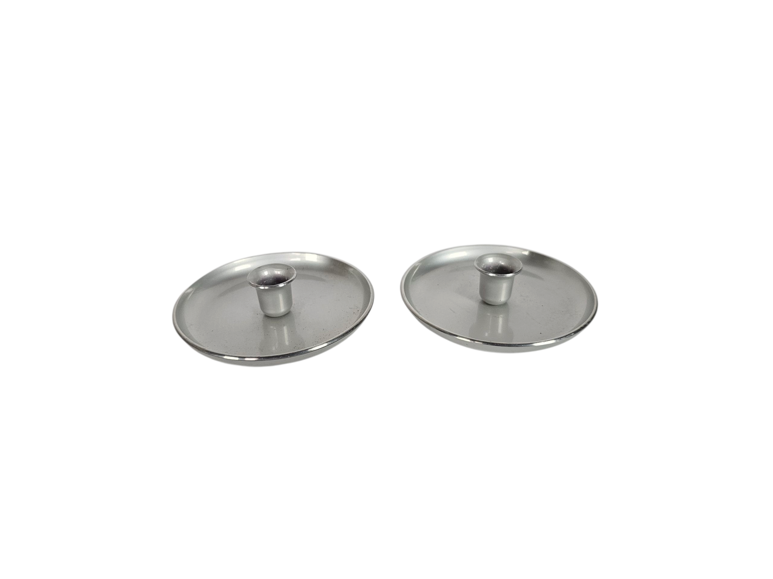 Emalox - candlestick (2) - emaille - design Bjørn Engø - Noorwegen - 3e kwart 20e eeuw