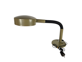 Hala Zeist - model 708 - Bureaulamp - Olijfgroen - Flexibele arm - 1970's