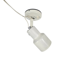 Philips - vintage - muurlamp - wandlamp - metaal - kunststof - creme/wit - 70's
