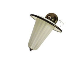 hanglamp - messing - koper - lantaarnlamp  - jaren 50