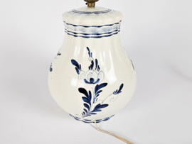 De Porceleyne Fles (Royal Delft) - Delftsblauw - aardwerk - lampenvoet - handbeschilderd - gesigneerd - 1e kwart 20e eeuw