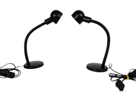 Elco Lite - 2 x tafellamp/bureaulamp - metaal - West-Germany - 3e kwart 20e eeuw
