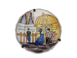 Nevers Faïence-aardewerk - Gri passi Port Jeanette i pourrail l'entende 1791'