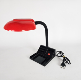 Brilliant AG - organiser/bureaulamp - rood - kunststof - 3e kwart 20e eeuw