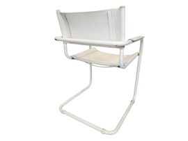 Bauhaus design - Mart Stam - Visitor chair - Matteo Grassi - leer - buisframe -  70's