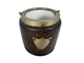 Victoriaans - eikenhout - zilver -  'Ice bucket' - Engeland - 1930's