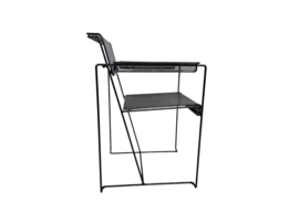 Pilastro stijl - Post Modern -  (2) chairs - geperforeerd staal - Holland - 70's
