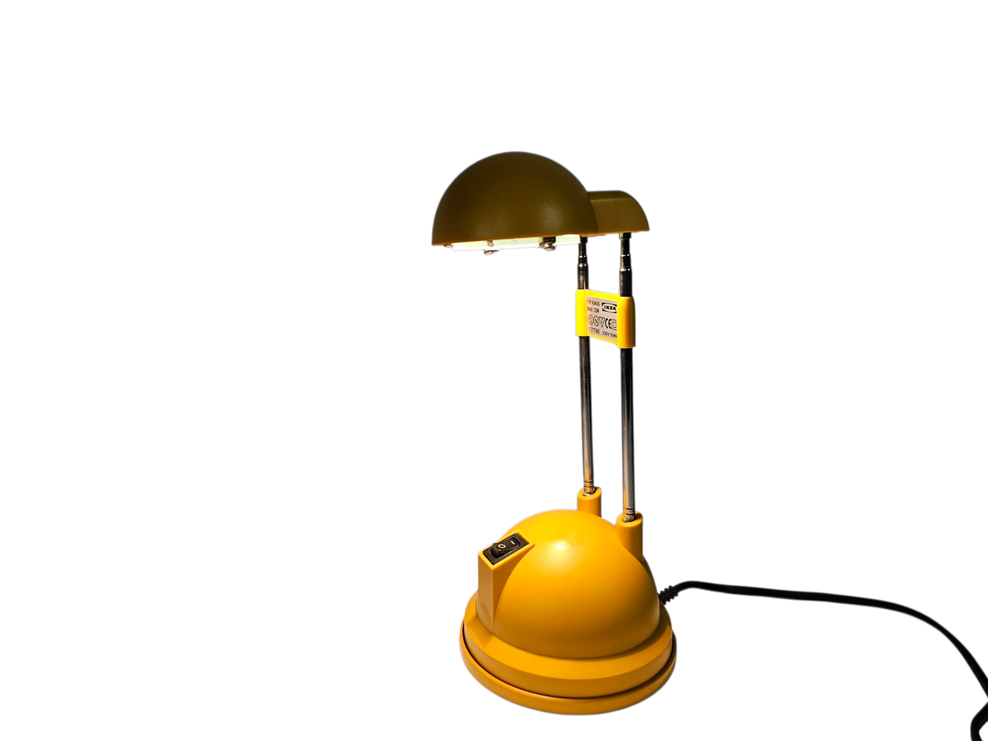 Ikea - model A9406-1 - tafellamp 'Espressivo' - telescoop lamp - Zweden - 90's
