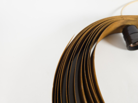 Mid century modern - Moon lamp - Verner Panton stijl - teak - 60's