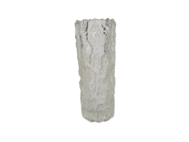 Georgshutte - 'ice glass' - cilinderglas - West-Germany - 1960's