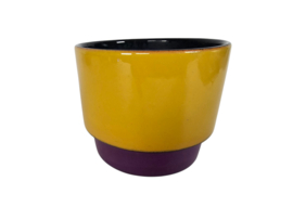 Adco keramiek - Groninger Steenfabriek N.V. - model 29 - paars-geel - 1938-'65