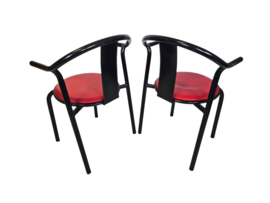 Ikea - Maxmo  - (2) Eetkamerstoelen - Post Modern - Italie - 80's