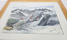 Flip Hamers (1909-1995) - aquarel - landschap - 3e kwart 20e eeuw