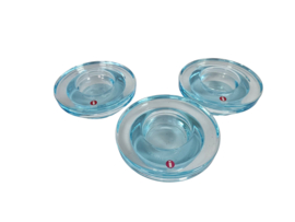 Iittala - Harri Koskinen - model Halo - waxinelichthouders - set (3) - theelicht - Finland - 1999