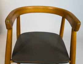 Nanna Ditzel stijl -  'Midcentury Child’s High Chair' -  hout - Denemarken -1960