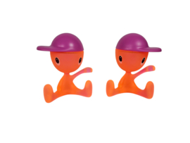 Alessi - model Cico - ontwerp Stefano Giovannoni - eier/zoutstrooier - Italie - 2000