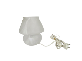 Murano -  mushroom lamp - Space Age lamp -  gemarmerd glas - 70's