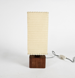 Deens design - tafellamp - mid century modern - teak - 1960's