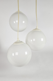 Woja stijl - Cascade Space Age verlichting - opaline - 1970's