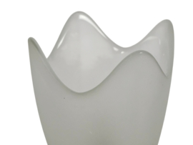 'Tullip' - gesatineerd glas - 2 x tafellampjes - Duitslande - 3e kwart 20e eeuw