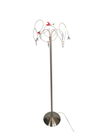 Harco Loor - Strawberry - murano -  6 lichts - dimmer - 1990's