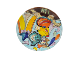 Desimone - La Musa - keramiek - Italian Pottery - wandbord - 3e kwart 20e eeuw