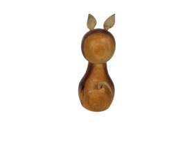 Denemarken - teak - Kat -  Cat Figurin - 3e kwart 20e eeuw