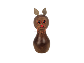 Denemarken - teak - Kat -  Cat Figurin - 3e kwart 20e eeuw