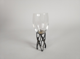 Artihove - Corry Ammerlaan van Niekerk - drinkglas - glas - verzilverd - 2000