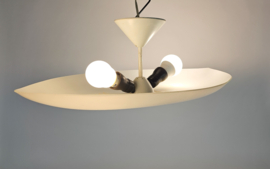 Paraplulamp - Retro - Vintage - glas - metaal - 3e kwart 20e eeuw