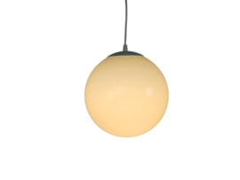 Happy Lights - Vintage hanglamp - Globe - Ochtendnevel - opaalglas - metaal - 70's